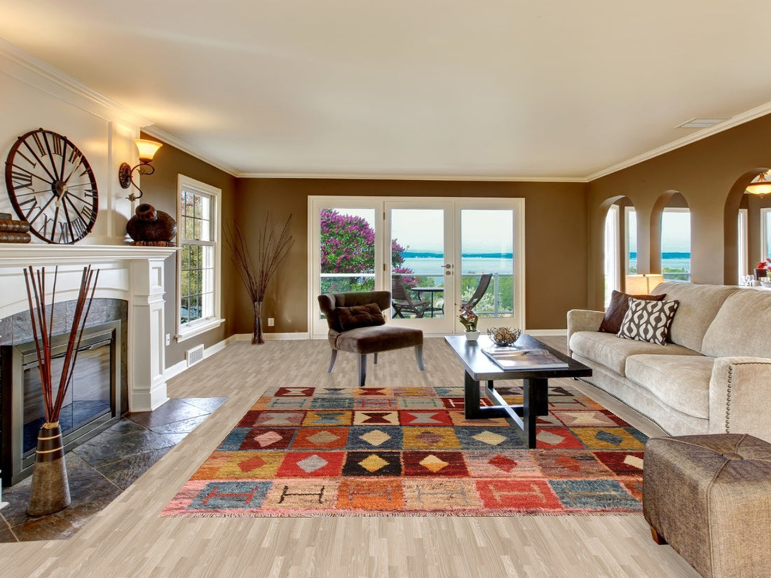 All-Over Moroccan Tribal Area Rug 8x10