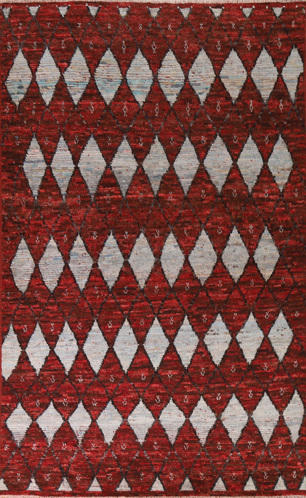 All-Over Geometric Moroccan Area Rug 7x10