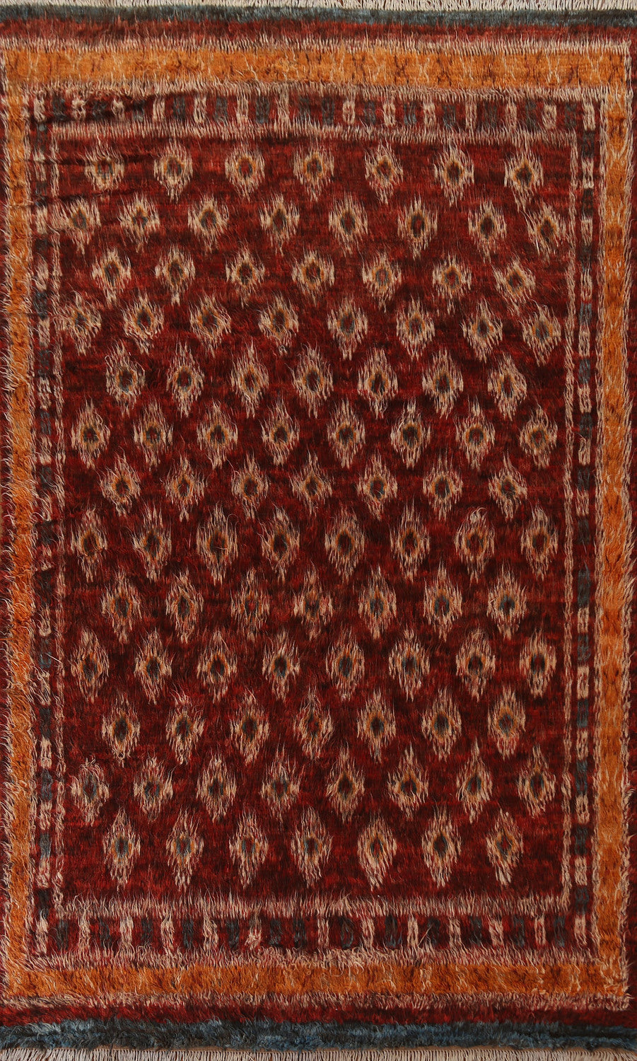 All-Over Berber Moroccan Area Rug 7x10