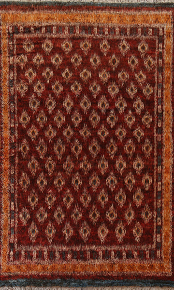 All-Over Berber Moroccan Area Rug 7x10