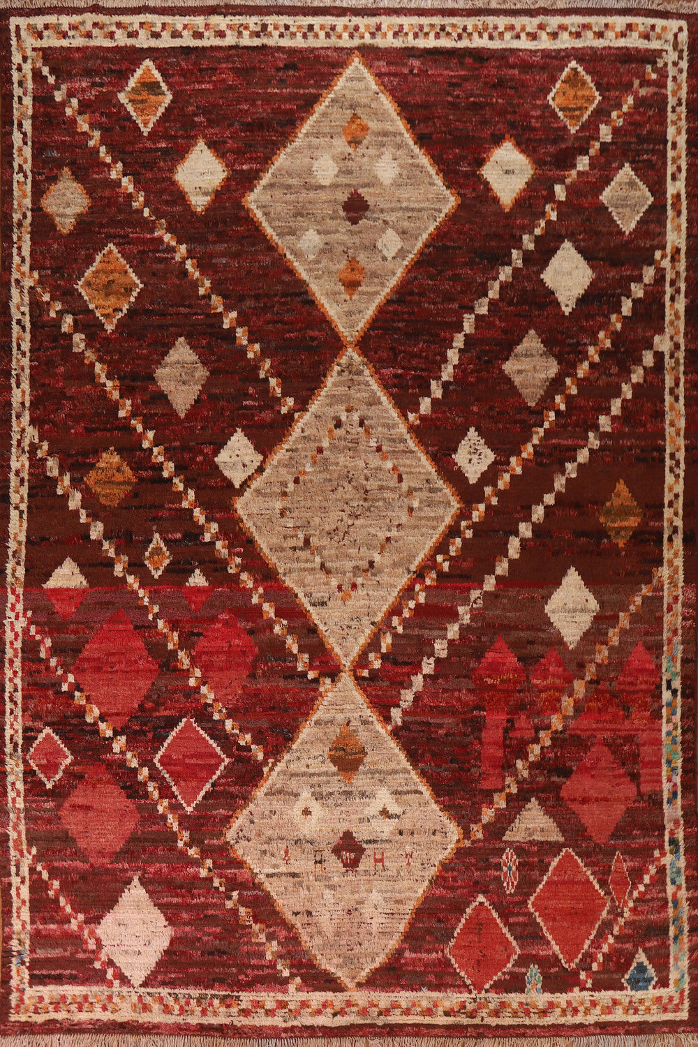 Geometric Moroccan Area Rug 9x12