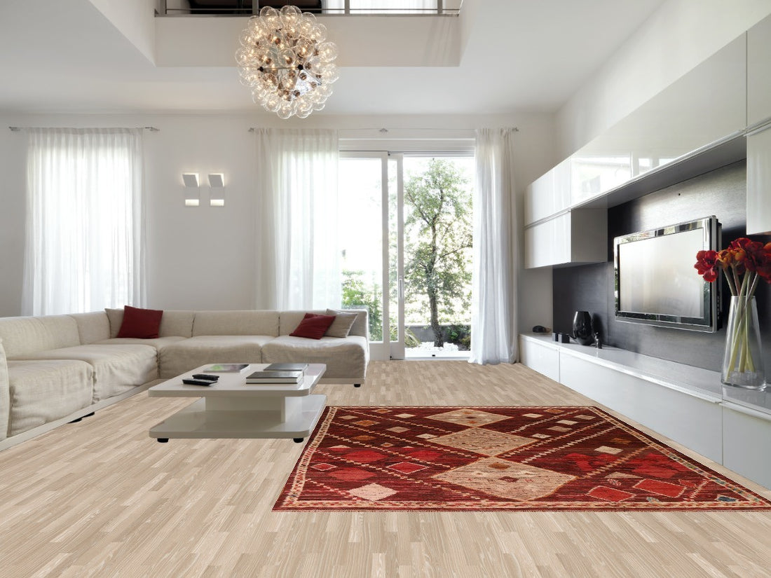 Geometric Moroccan Area Rug 9x12