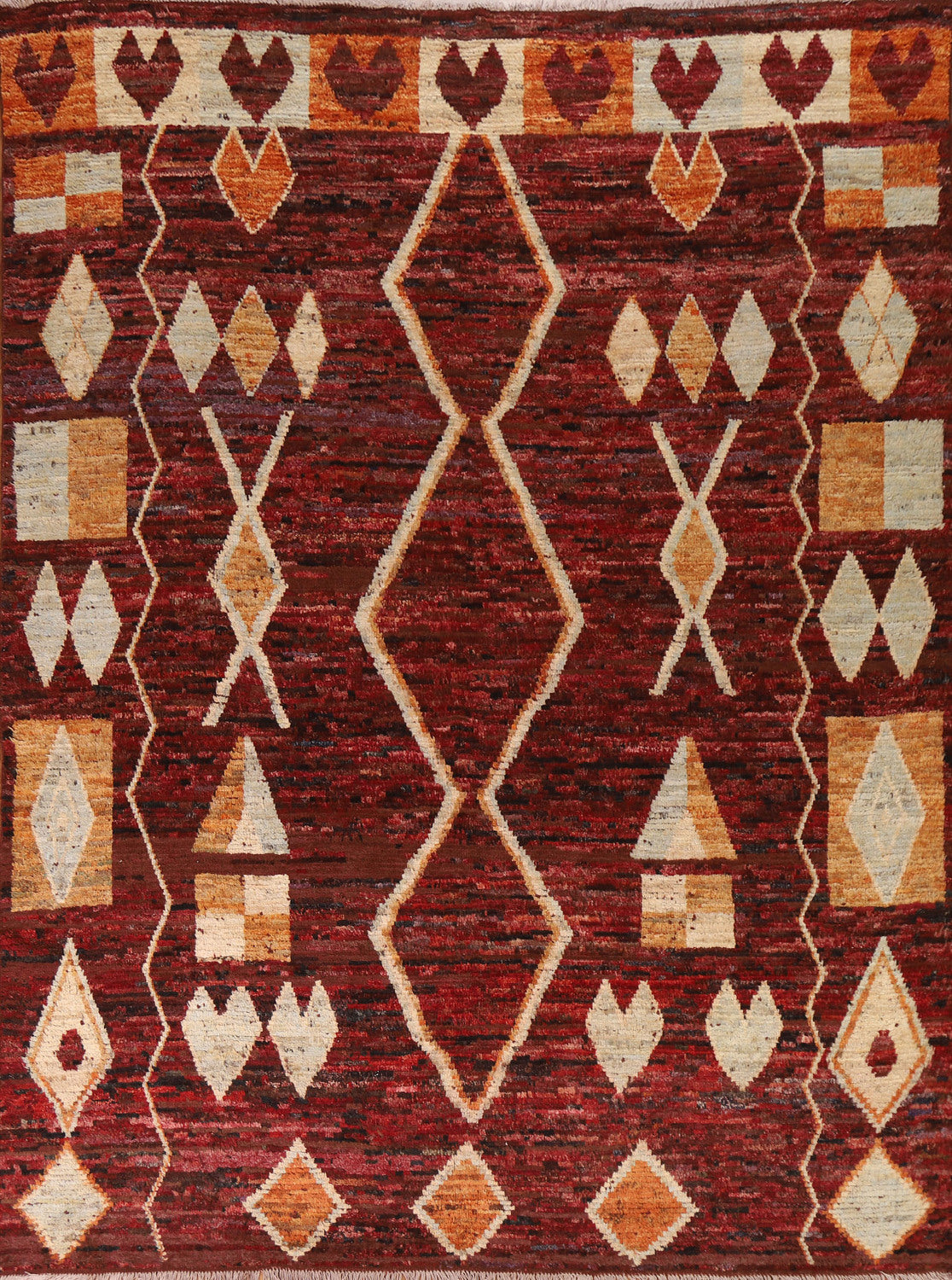 Tribal Moroccan Handmade Area Rug 8x10