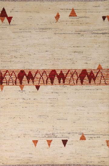 Tribal Moroccan Oriental Area Rug 6x8