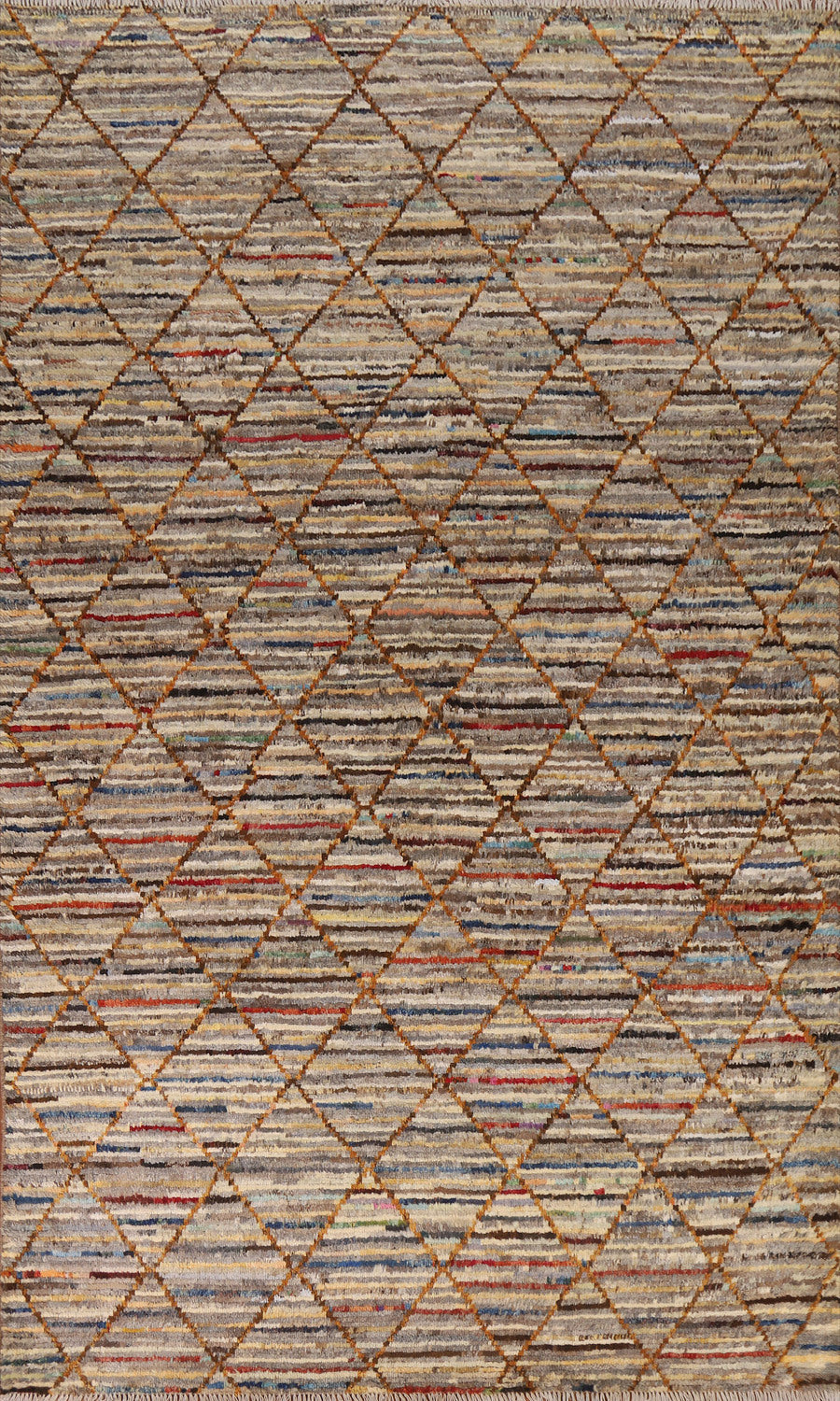 Trellis Moroccan Wool Area Rug 7x10
