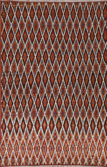 Trellis Moroccan Wool Area Rug 6x8