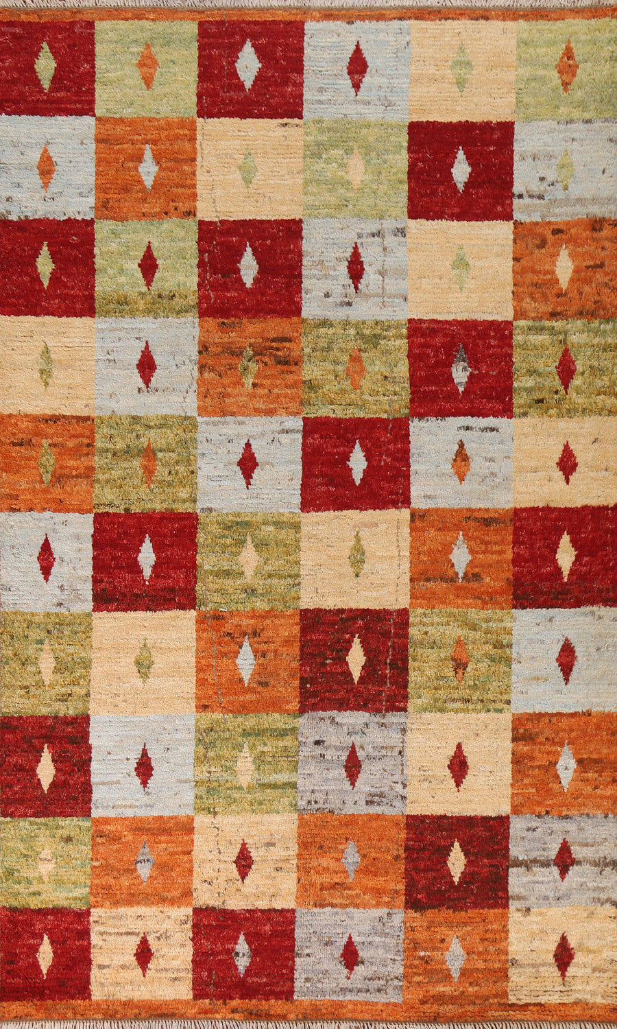 Checkered Moroccan Oriental Area Rug 6x9