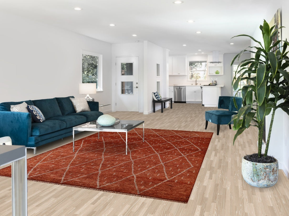 Trellis Moroccan Area Rug 7x10