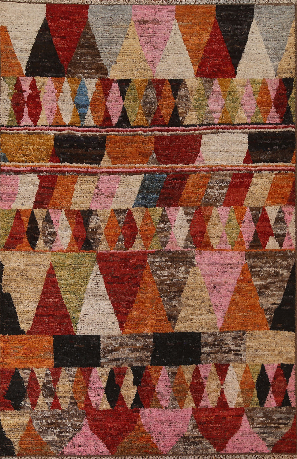 Tribal Geometric Moroccan Area Rug 7x10