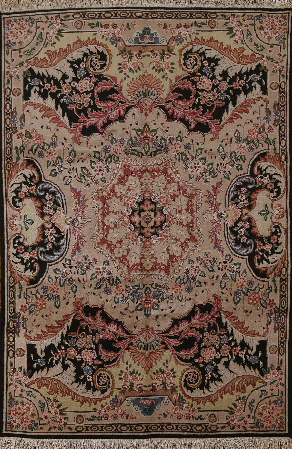 Floral Aubusson Oriental Area Rug 6x9