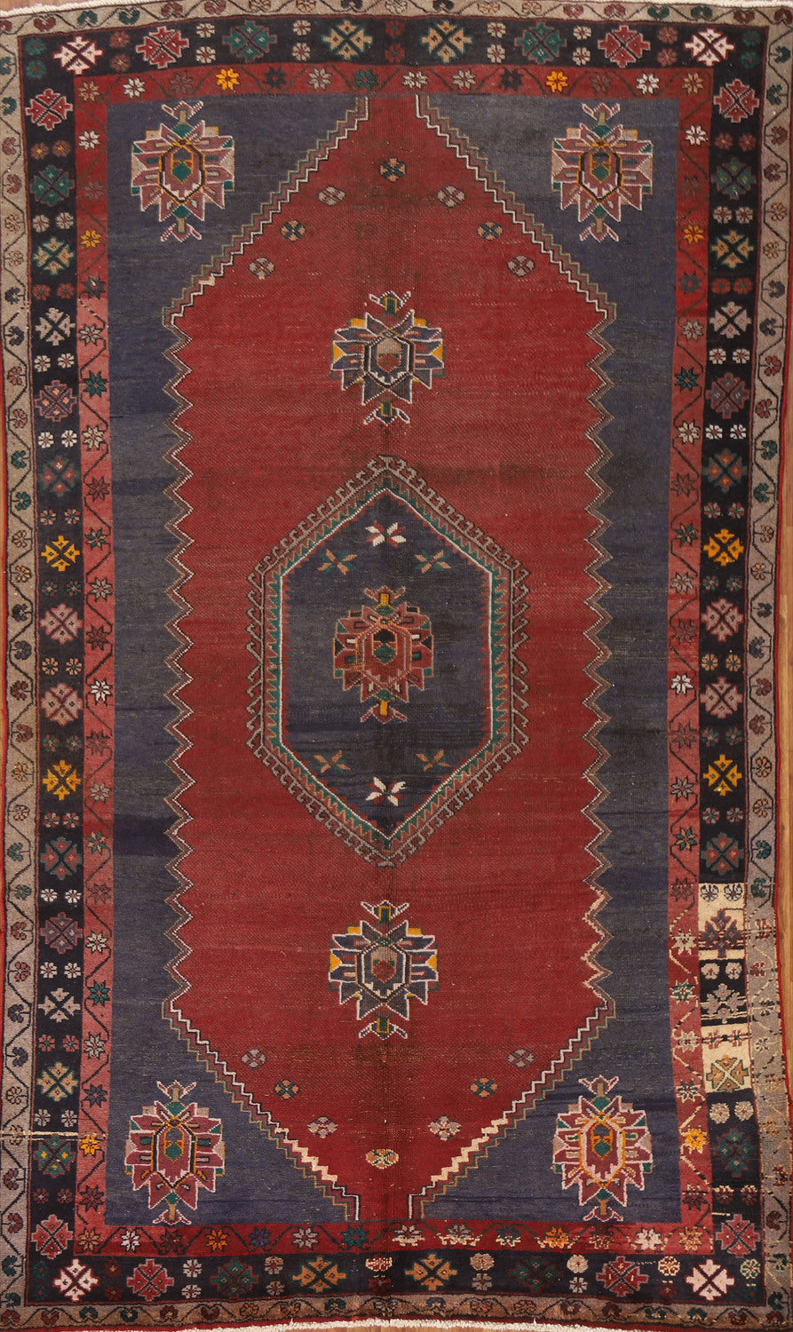 Geometric Bakhtiari Persian Area Rug 6x10