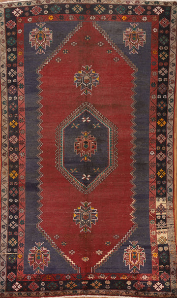 Geometric Bakhtiari Persian Area Rug 6x10