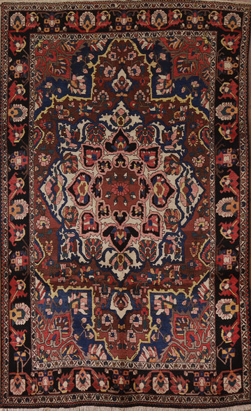 Geometric Bakhtiari Persian Area Rug 7x10