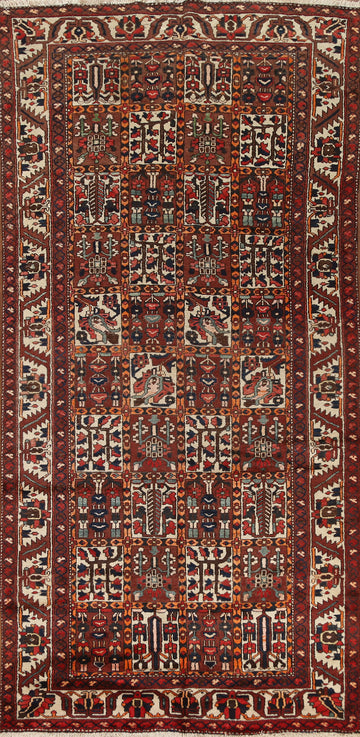Garden Design Bakhtiari Persian Area Rug 5x10