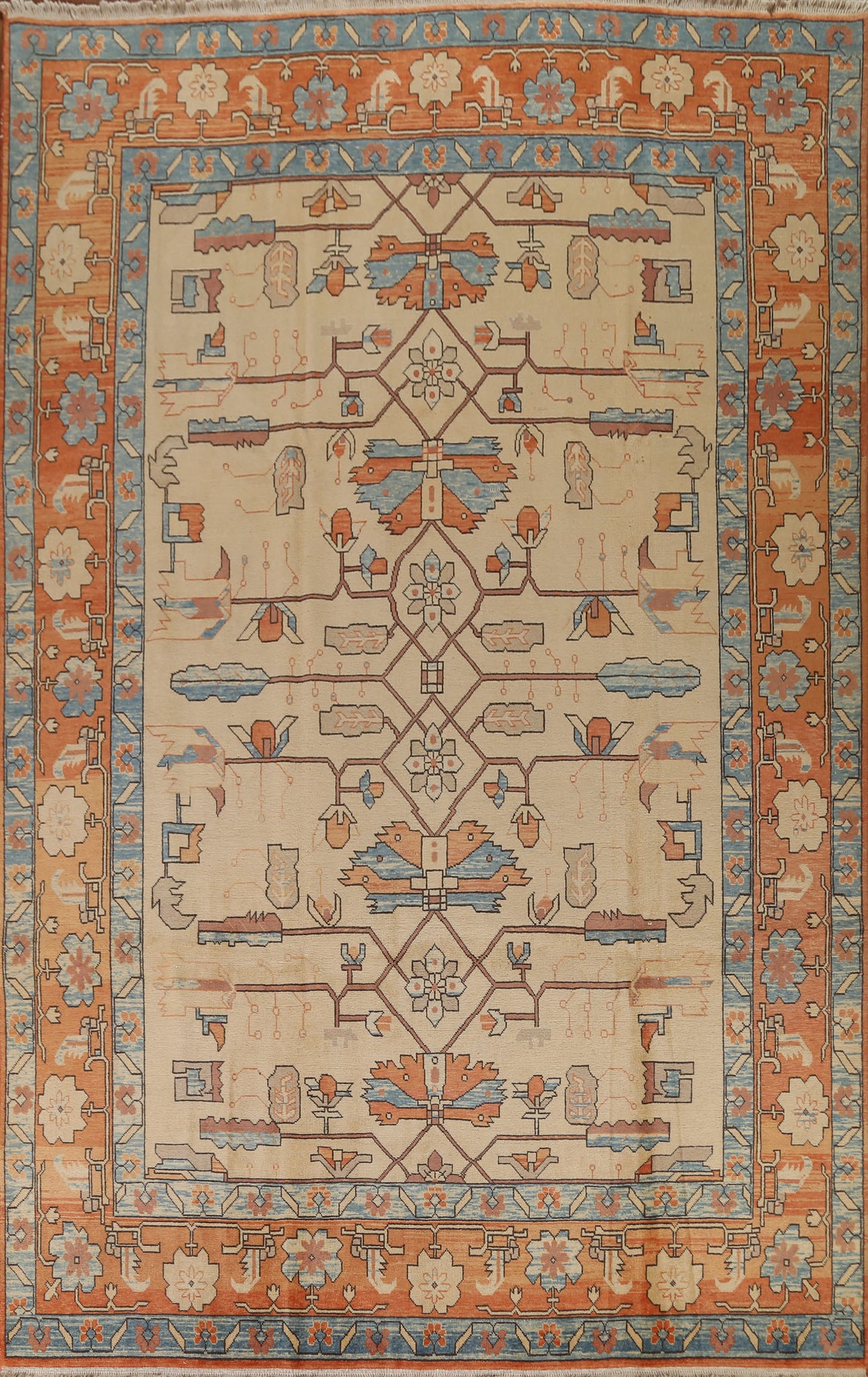 Vegetable Dye Heriz Serapi Persian Area Rug 8x11