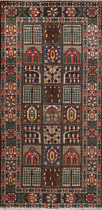 Garden Design Bakhtiari Persian Area Rug 5x10