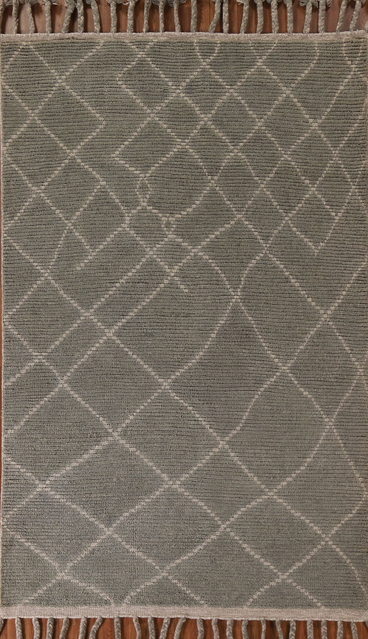 Trellis Moroccan Wool Area Rug 6x8