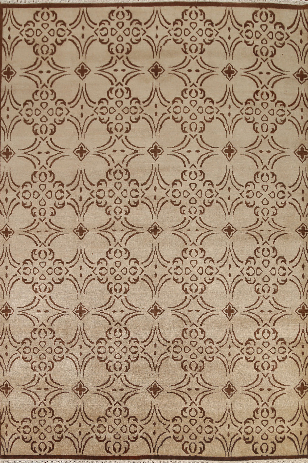 All-Over Art & Craft Oriental Area Rug 8x10