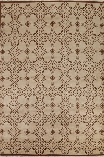 All-Over Art & Craft Oriental Area Rug 8x10