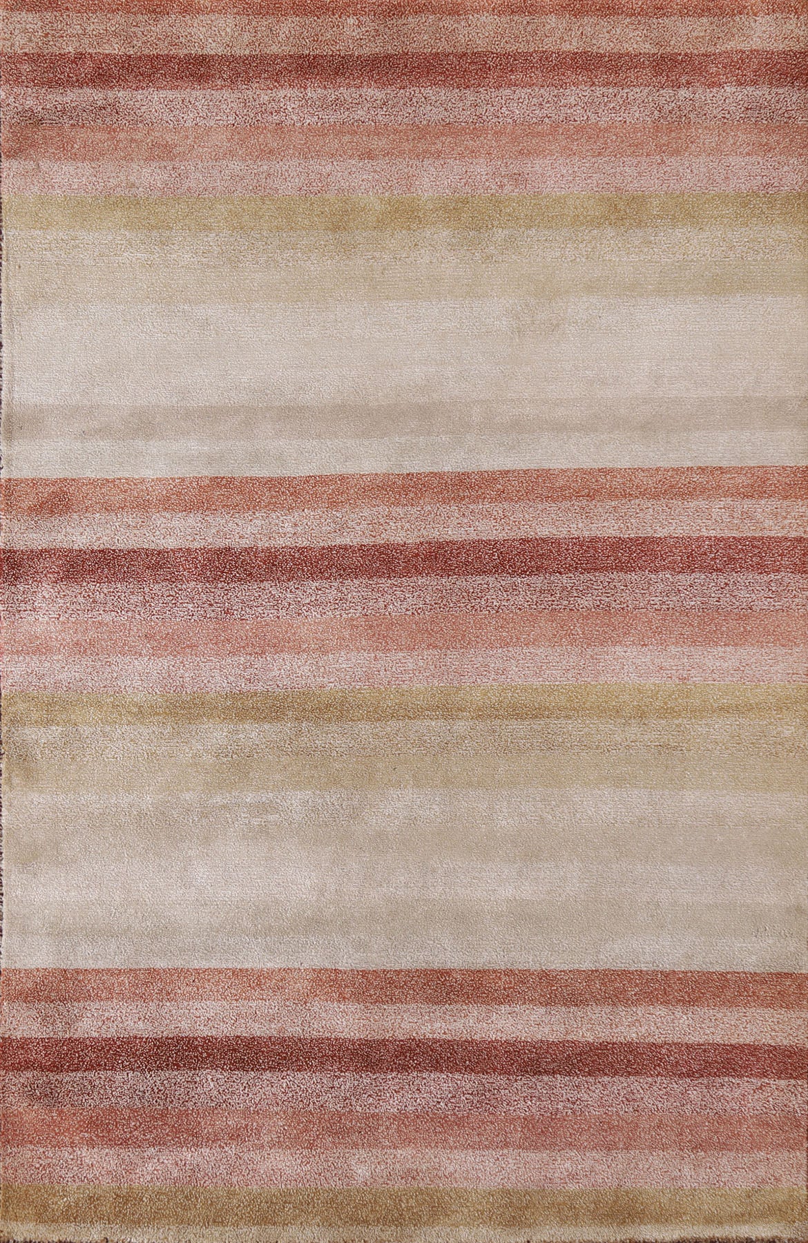 Striped Gabbeh Wool Area Rug 4x6