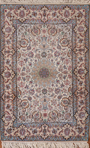 Vegetable Dye Isfahan Persian Area Rug 4x6