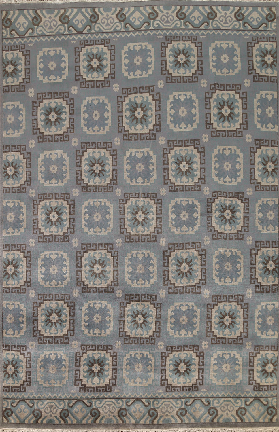All-Over Savonnerie Geometric Area Rug 8x10