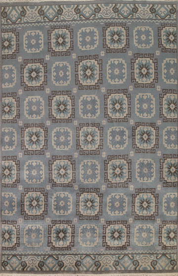 All-Over Savonnerie Geometric Area Rug 8x10