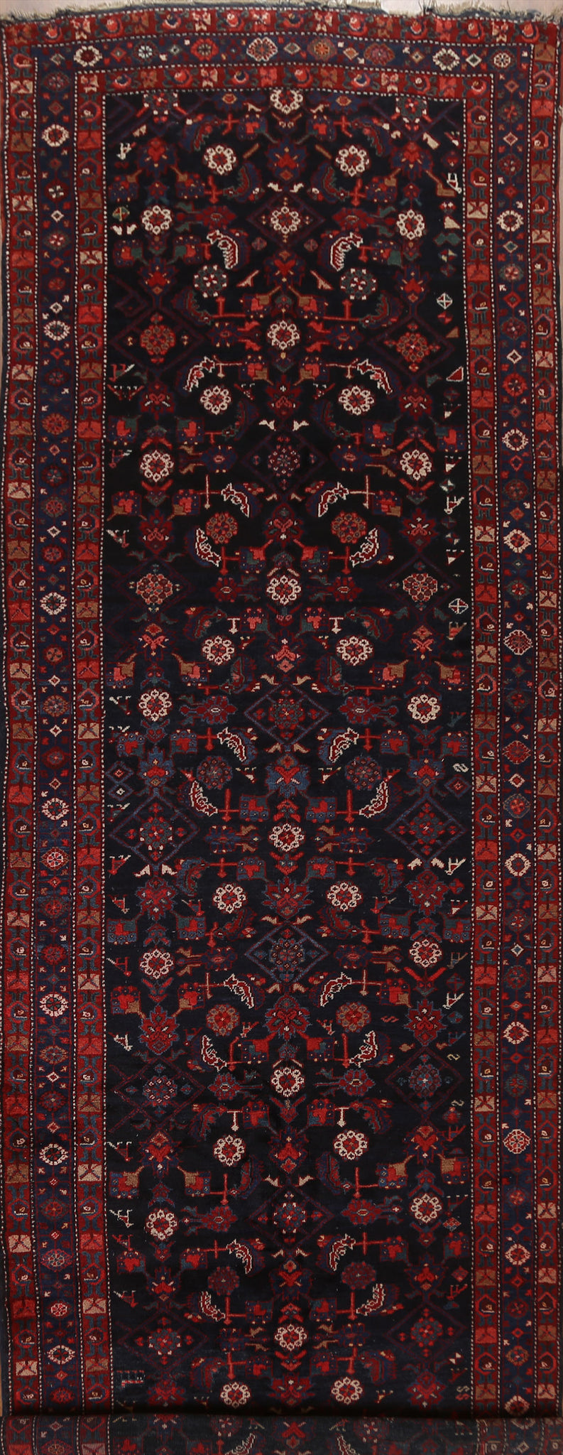 Vegetable Dye Mahal Persian Rug 5x14