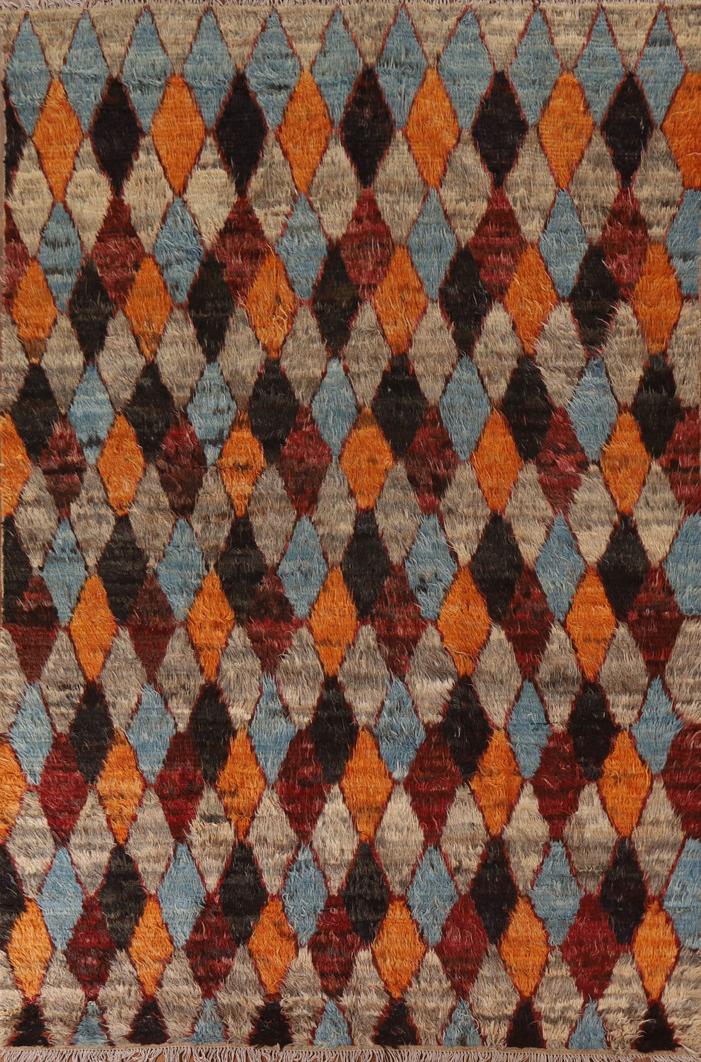 Trellis Moroccan Wool Area Rug 7x10
