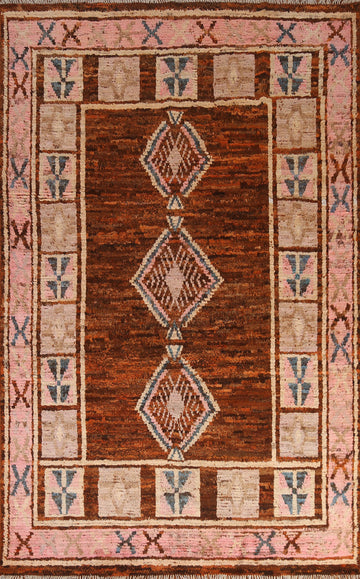 Tribal Moroccan Oriental Area Rug 7x10