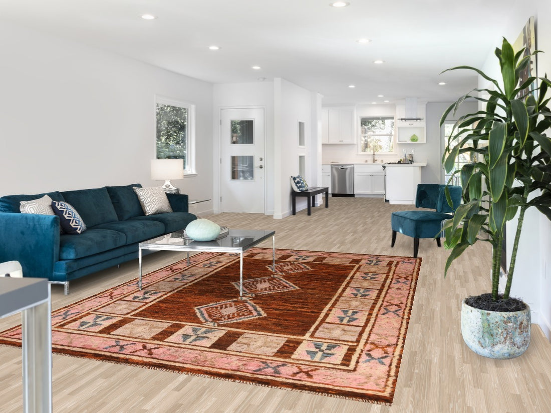 Tribal Moroccan Oriental Area Rug 7x10