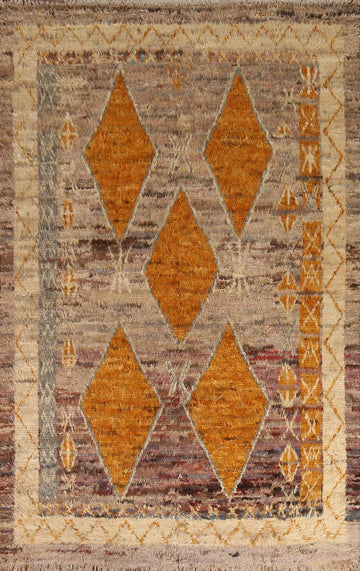 Geometric Moroccan Area Rug 7x10