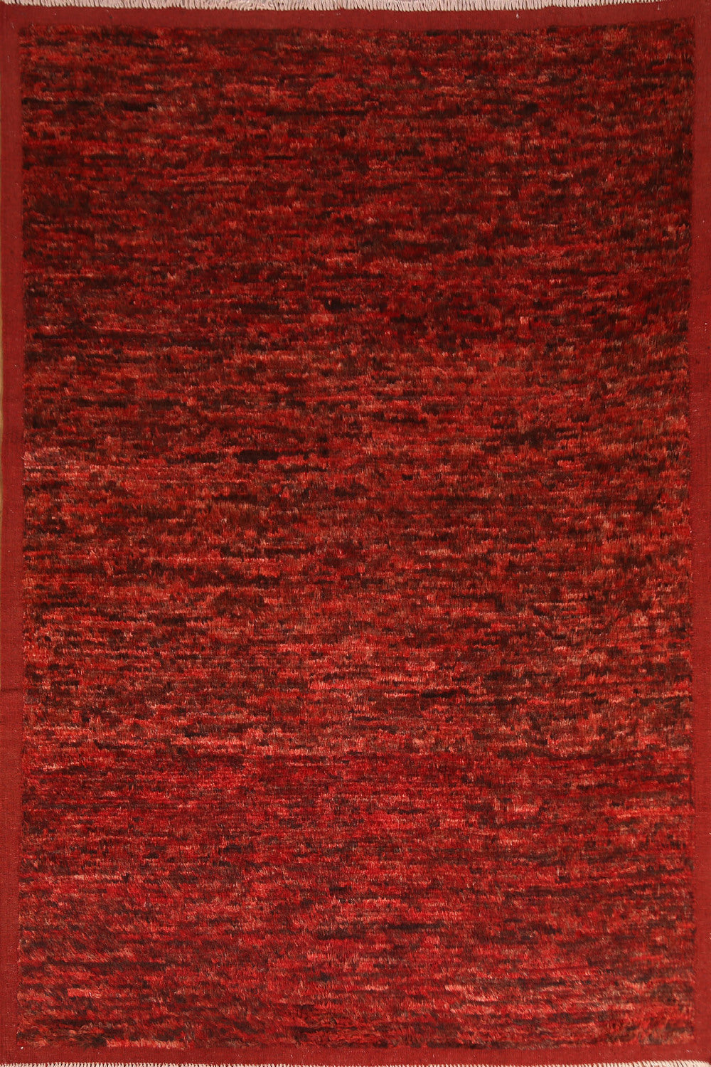 Striped Red Moroccan Oriental Area Rug 6x8