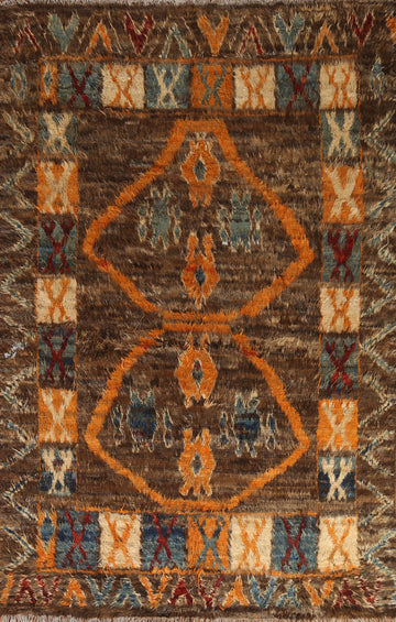 Tribal Moroccan Berber Area Rug 7x10