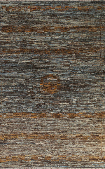 Striped Moroccan Area Rug 7x10
