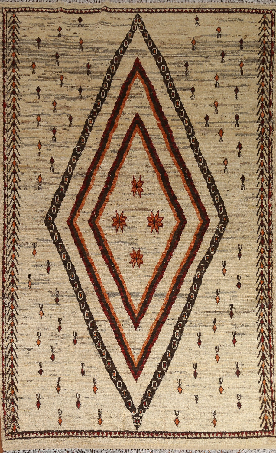 Tribal Moroccan Handmade Area Rug 6x10