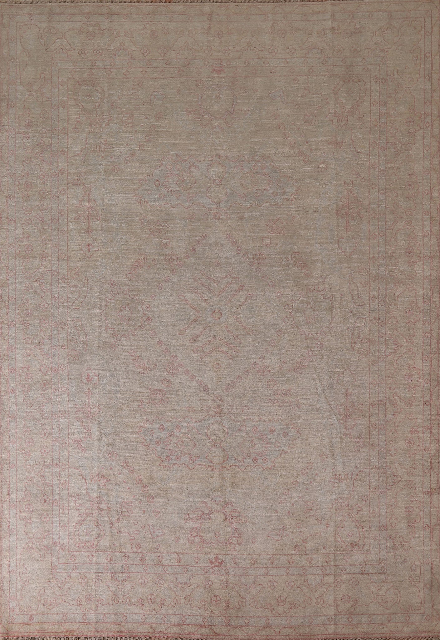 Vegetable Dye Oushak Turkish Area Rug 8x10