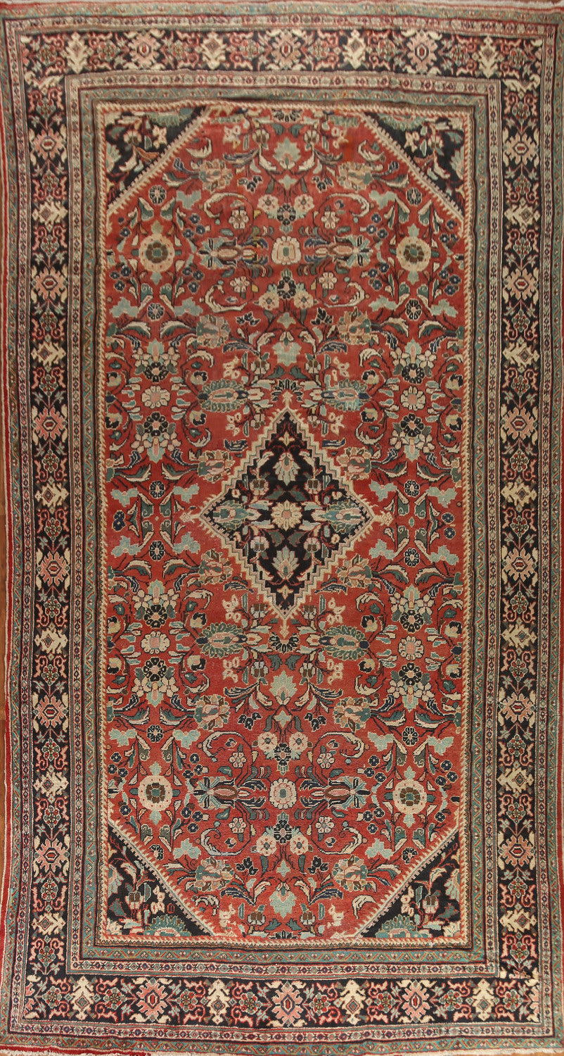 Antique Vegetable Dye Mahal Persian Large Rug 10x17