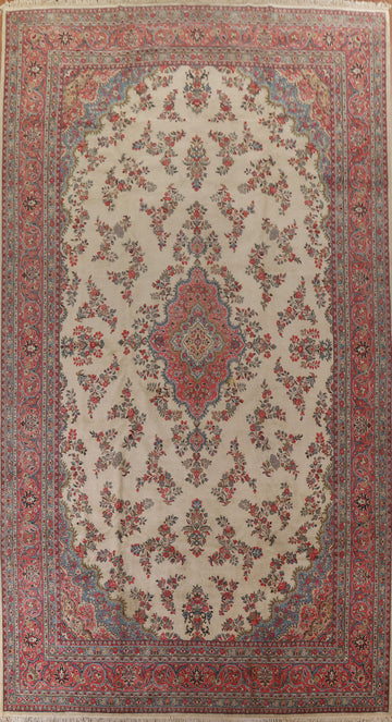 Vintage Kerman Persian Large Rug 12x20