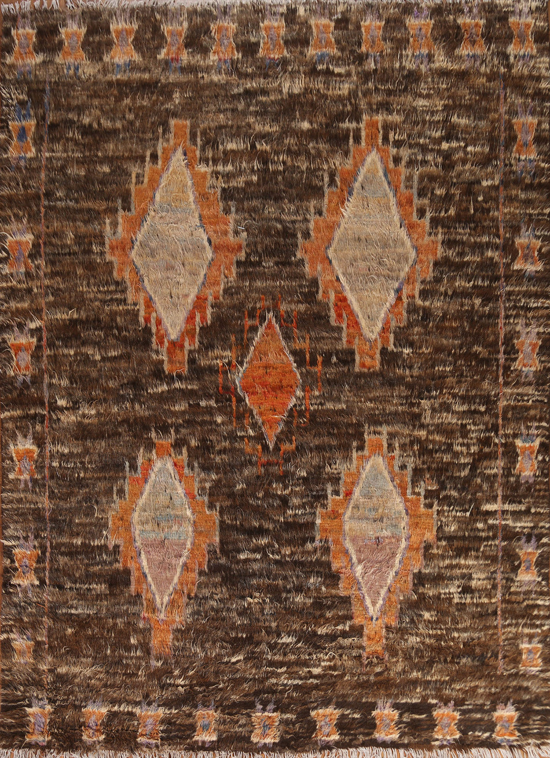 Tribal Moroccan Berber Area Rug 8x10