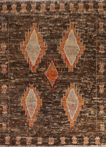 Tribal Moroccan Berber Area Rug 8x10