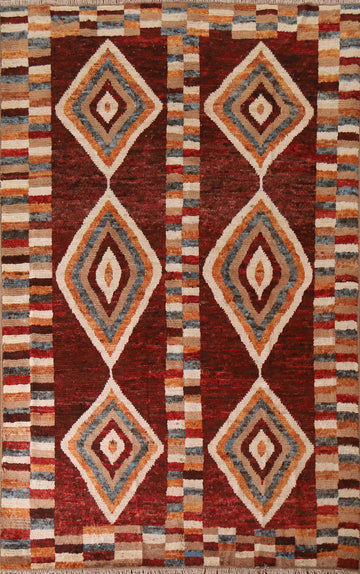 Geometric Moroccan Area Rug 7x10