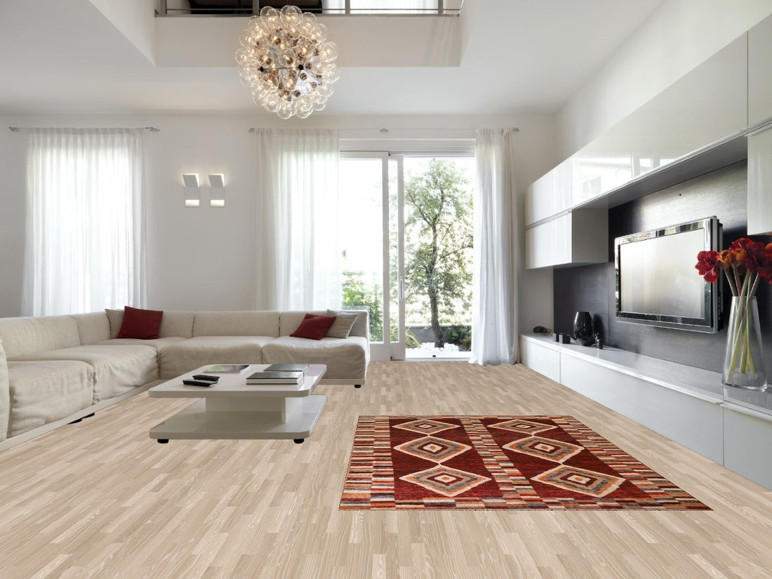 Geometric Moroccan Area Rug 7x10