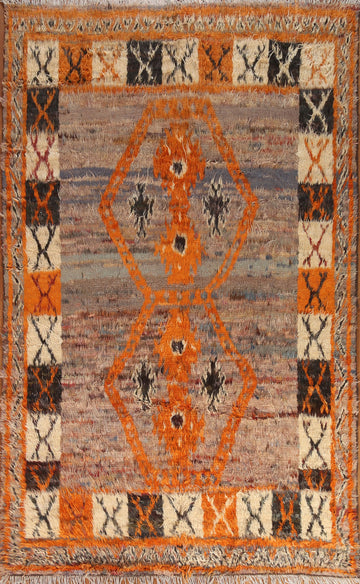 Tribal Moroccan Berber Area Rug 6x10