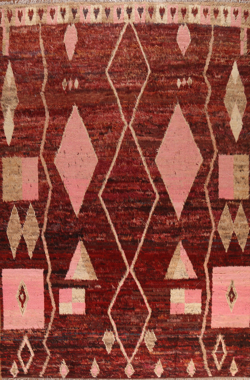Geometric Moroccan Area Rug 9x12