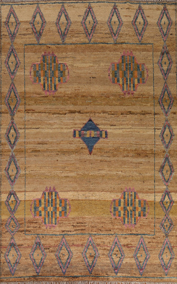Geometric Moroccan Area Rug 7x10
