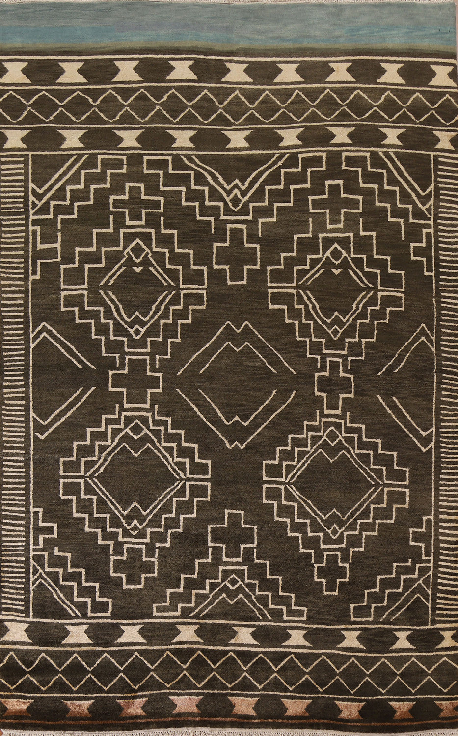 Geometric Gabbeh Oriental Area Rug 8x11
