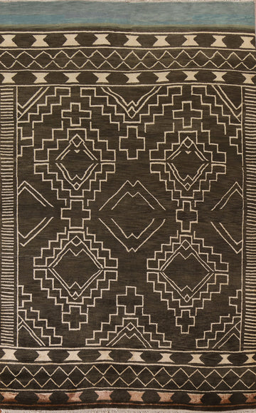 Geometric Gabbeh Oriental Area Rug 8x11