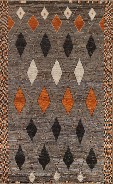 Geometric Moroccan Oriental Area Rug 7x10