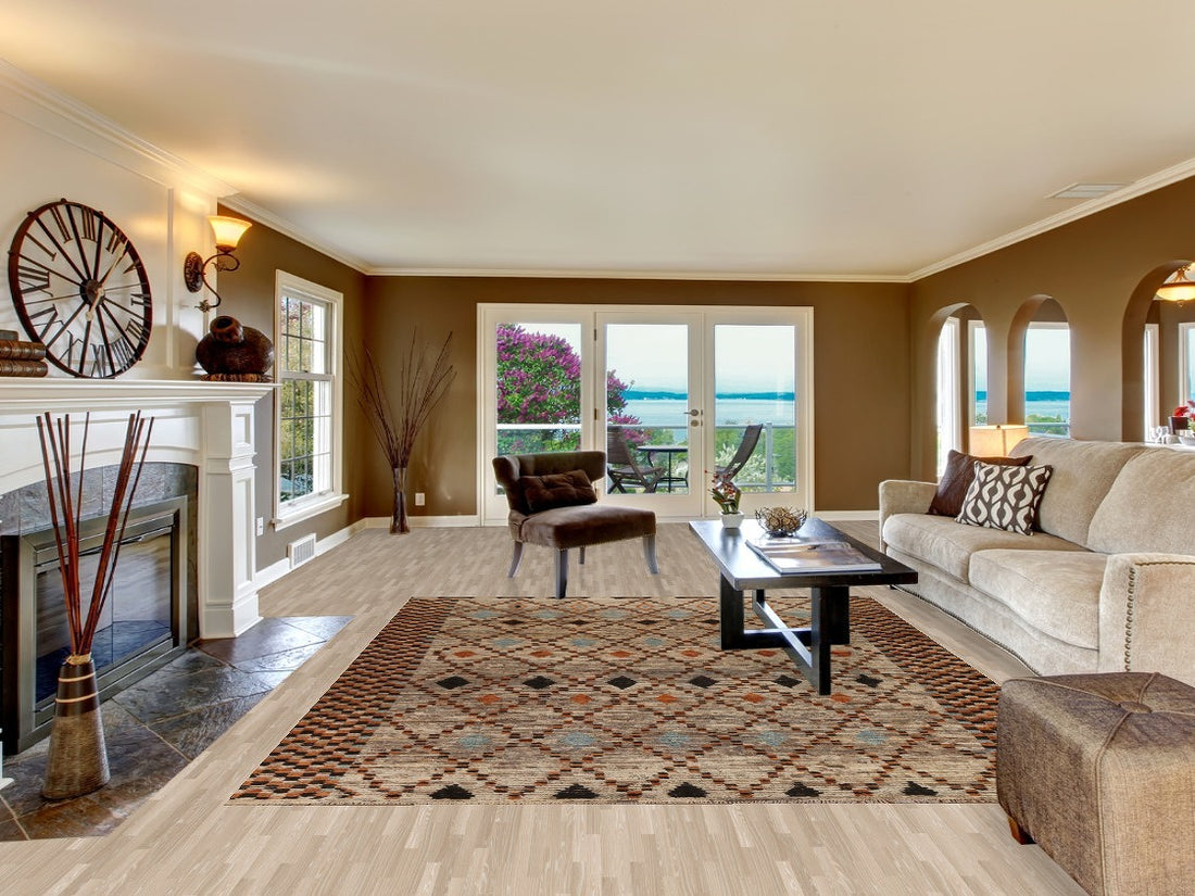 Trellis Moroccan Wool Area Rug 8x10